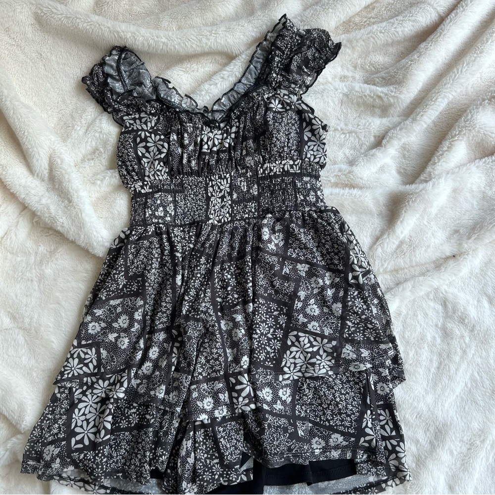 Urban Outfitters Black and White Romper